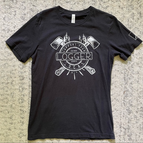 Support Your Local Logger | Unisex T Shirt | Still North Design Co - Picture 2 of 9
